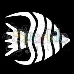 Stencil - Angel Fish